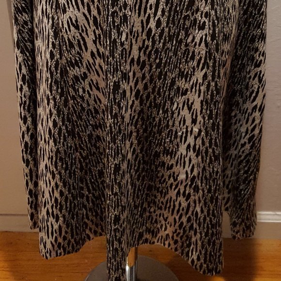 LANE BRYANT Dress -  NWT - SZ.22W - Blk with Anima - Picture 3 of 3